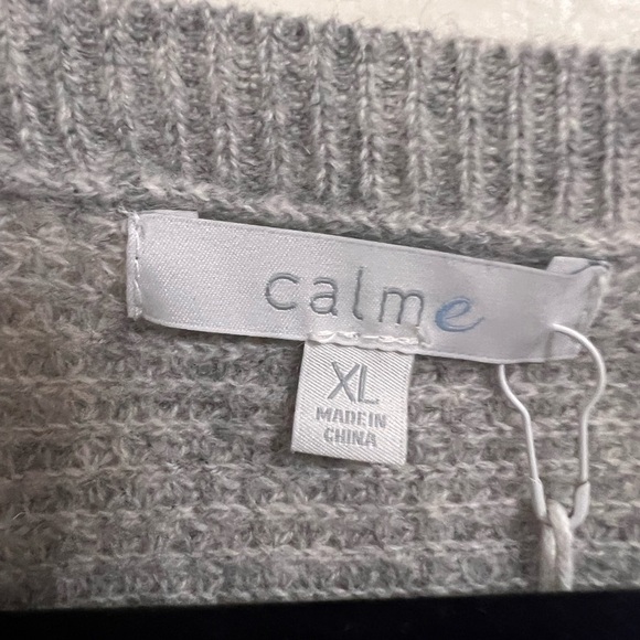 NWT Johnny Was Calme Cashmere color block sweater size XL - Picture 2 of 8